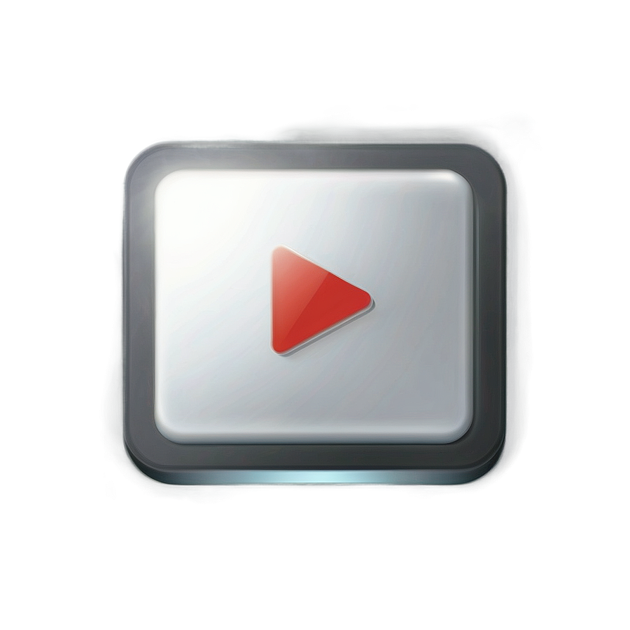 Modern White Play Button Png 78 PNG Image