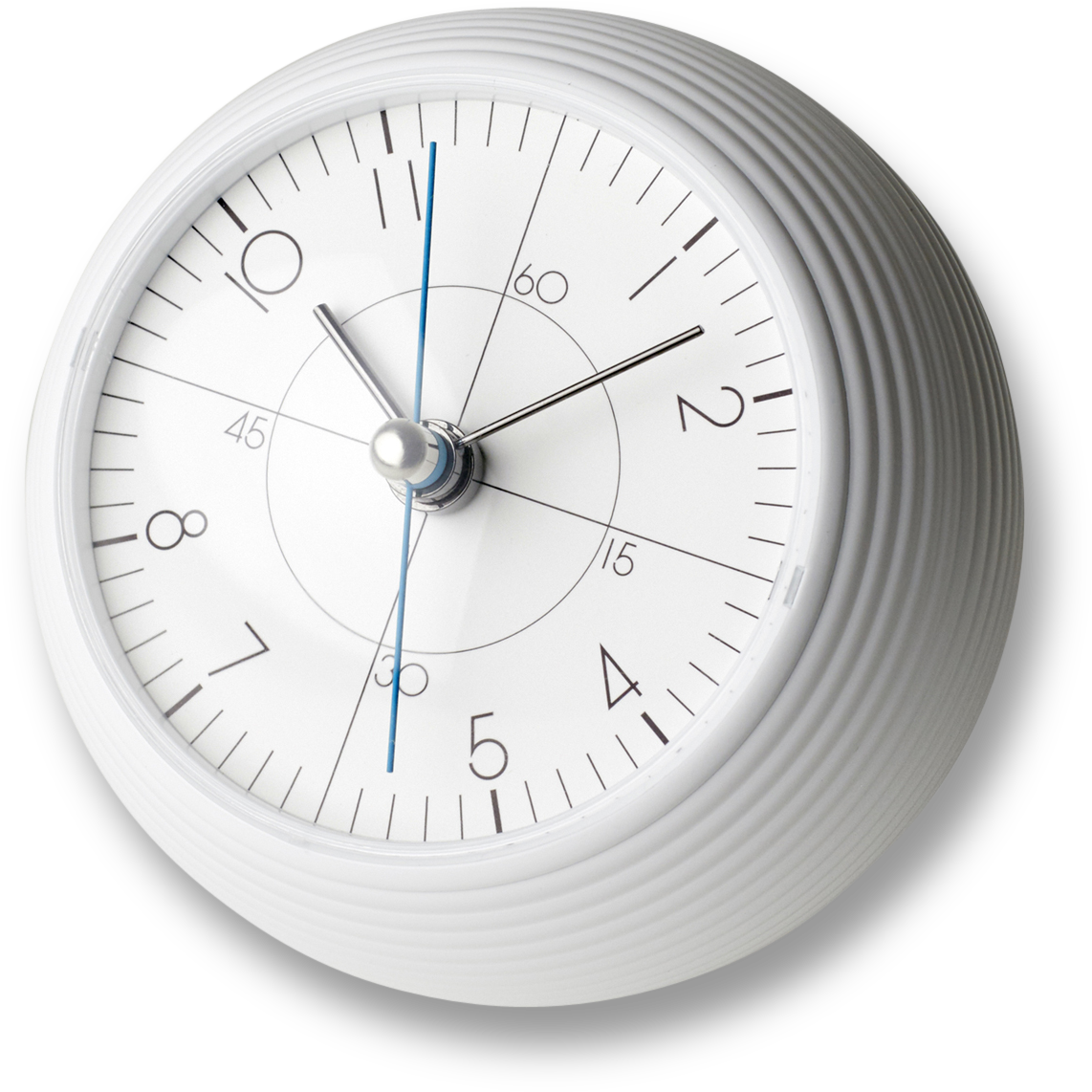 Modern White Wall Clock PNG Image