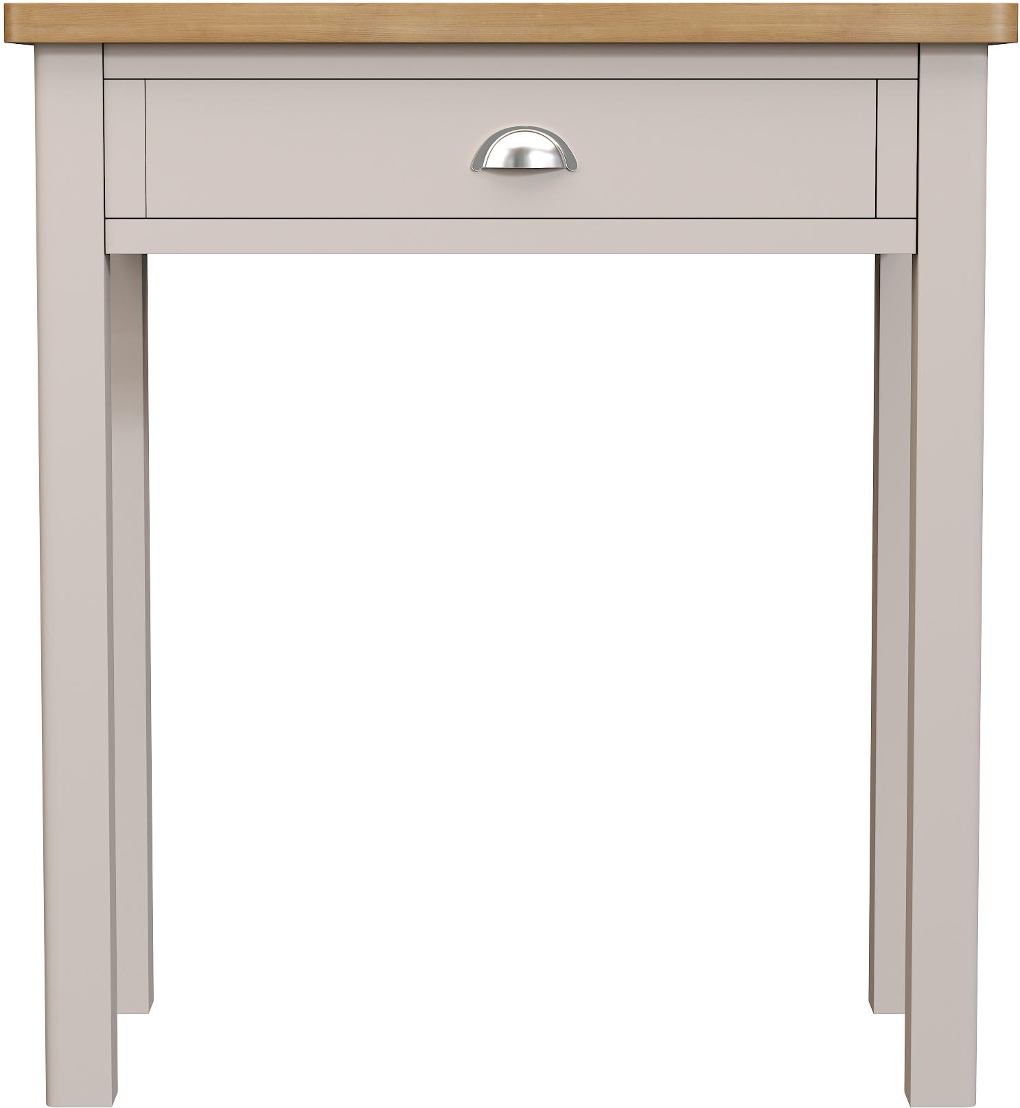 Modern Whiteand Wood Dressing Table PNG Image