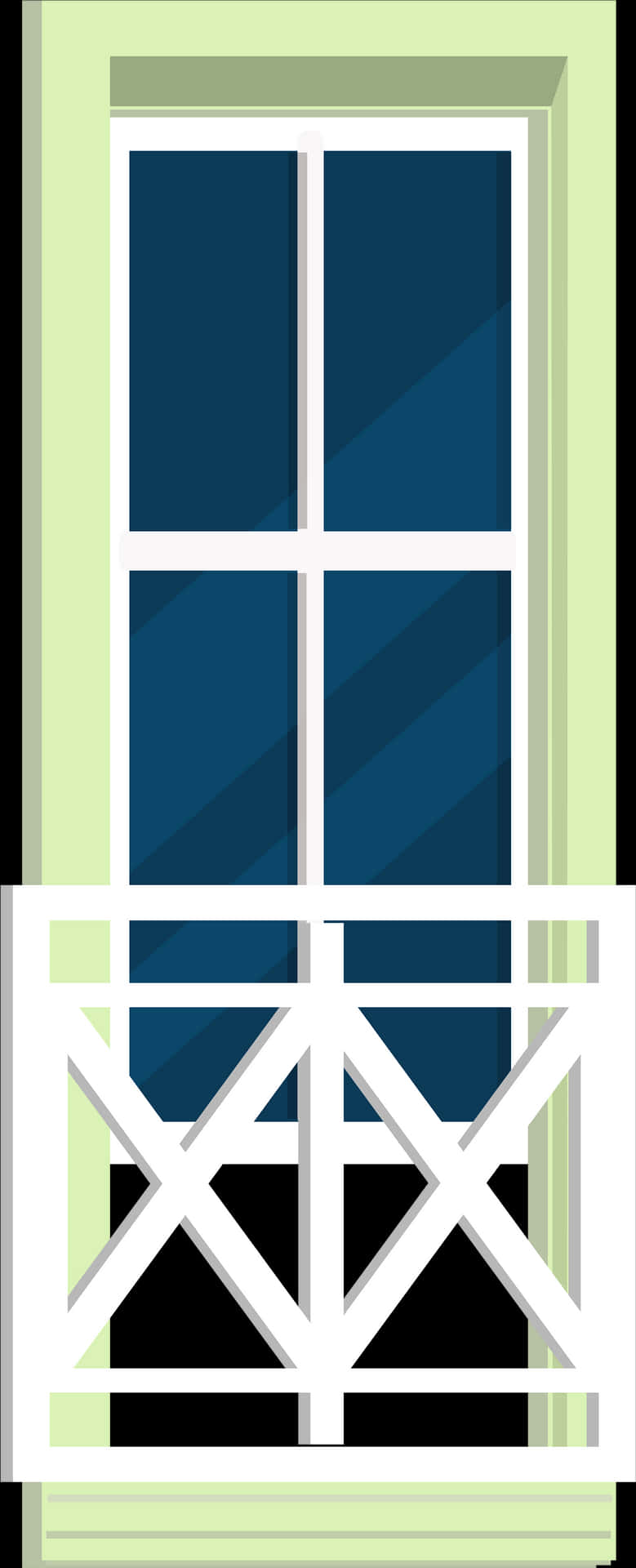 Modern Window Design PNG Image