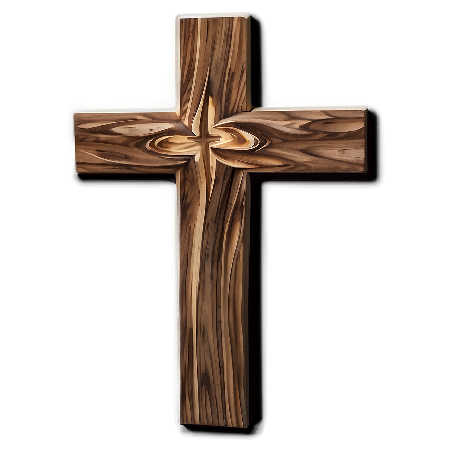 Modern Wooden Cross Png 05252024 PNG Image