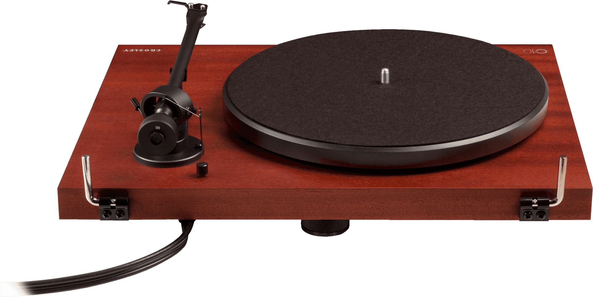 Modern Wooden Turntable PNG Image