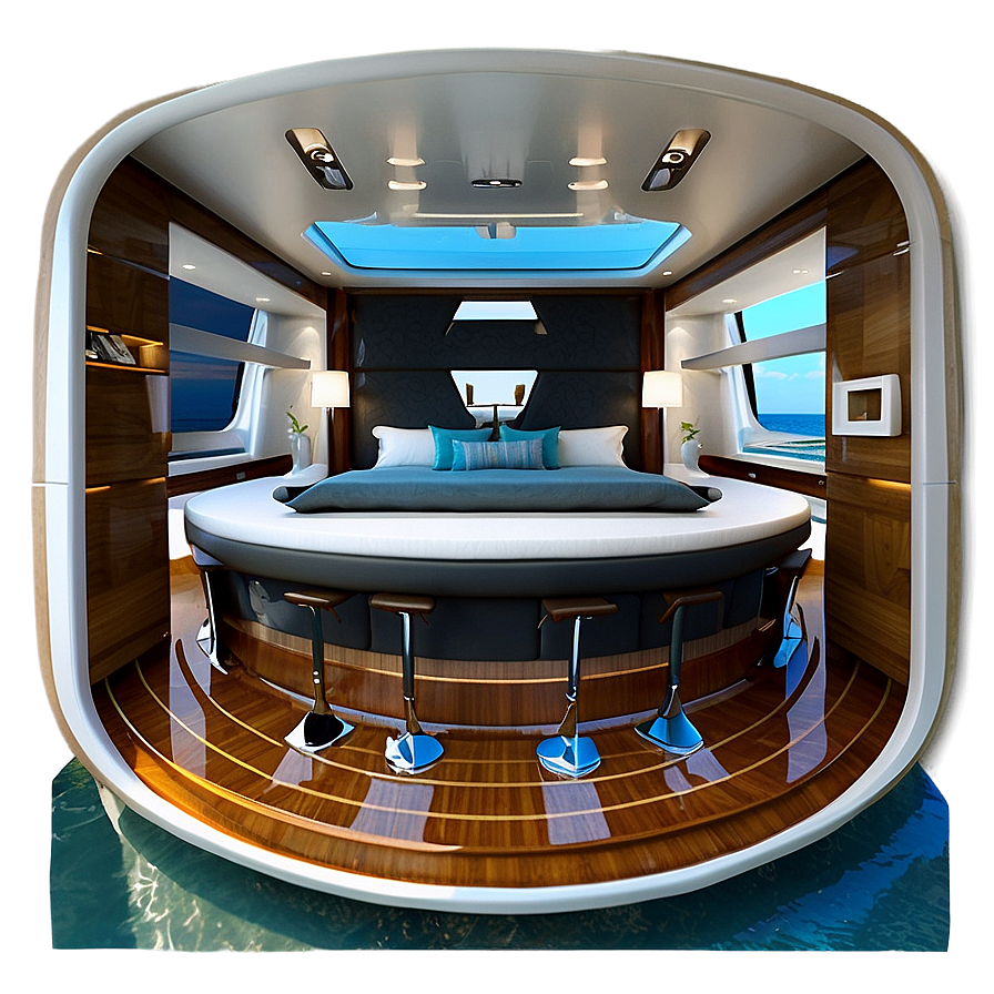 Modern Yacht Interior Design Png 05242024 PNG Image