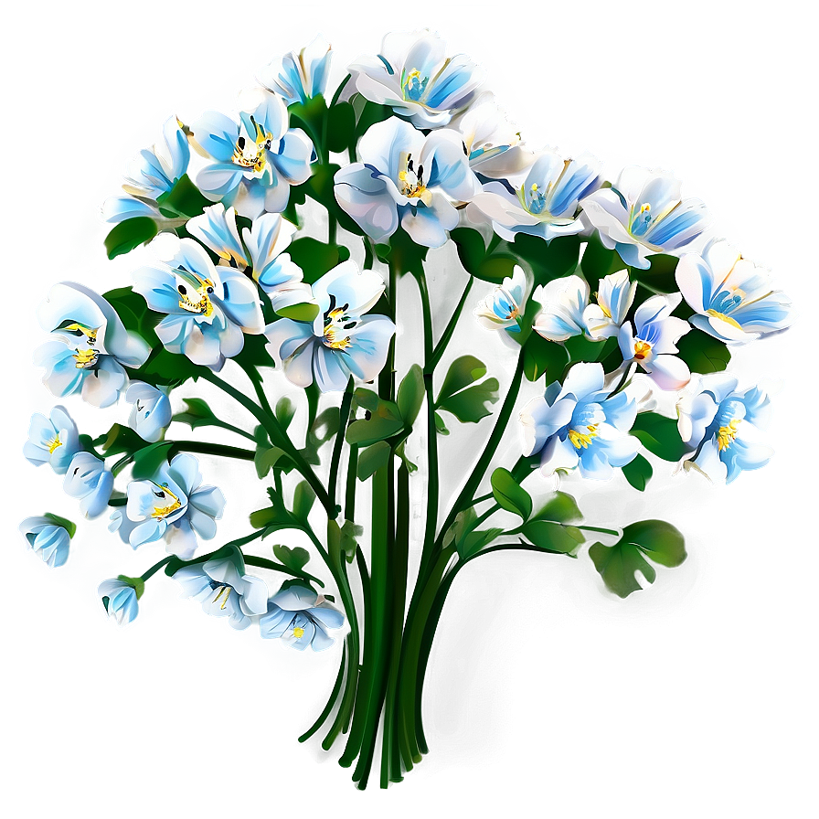 Modest Bloom Illustration Png Fng81 PNG Image