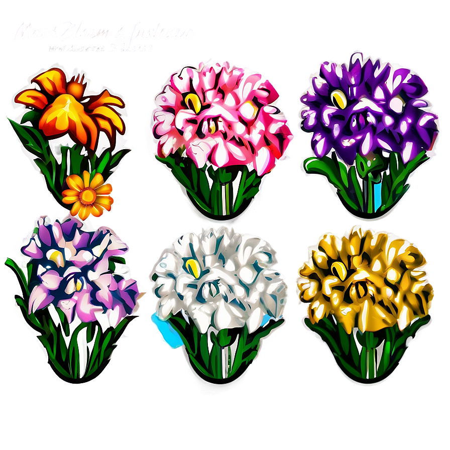 Modest Bloom Illustration Png Jlg PNG Image