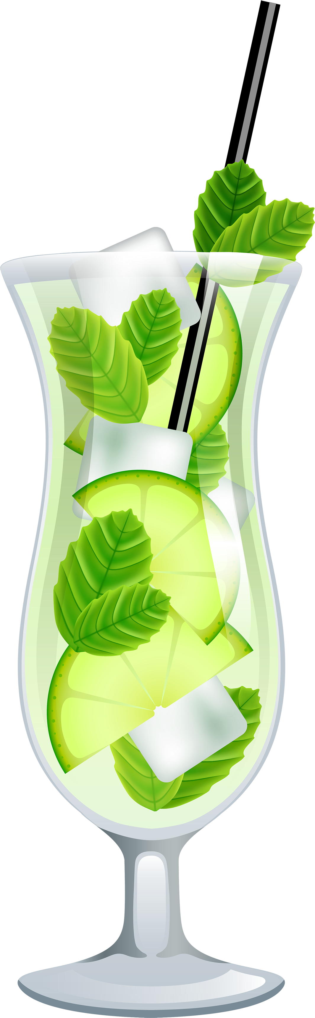 Mojito Cocktail Illustration.png PNG Image