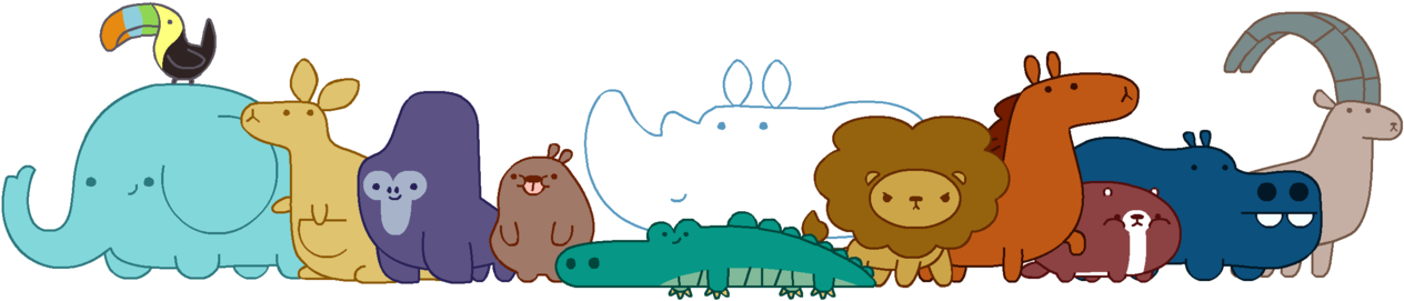 Molangand Friends Cartoon Characters PNG Image