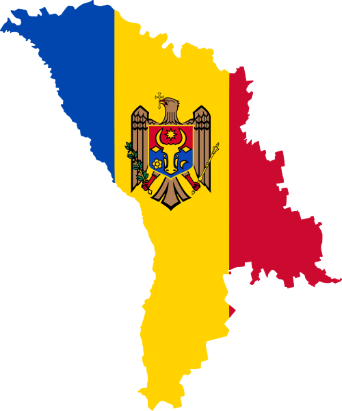 Moldova Mapwith Flagand Coatof Arms PNG Image