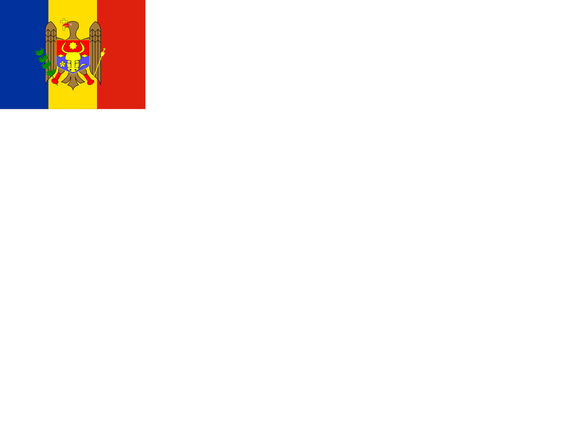 Moldova National Flag PNG Image