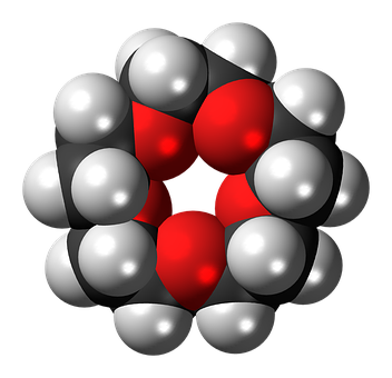 Molecular_ Structure_3 D_ Rendering PNG Image