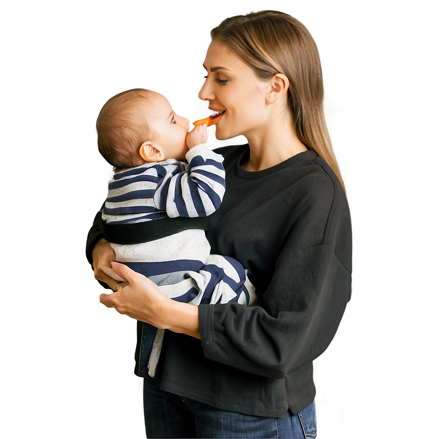 Mom And Baby Feeding Png Ank90 PNG Image