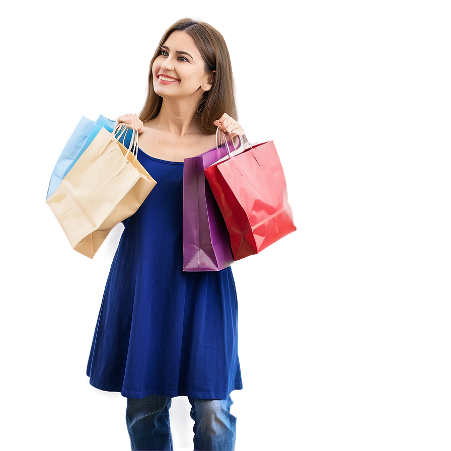 Mom Shopping Bags Png Ytl44 PNG Image