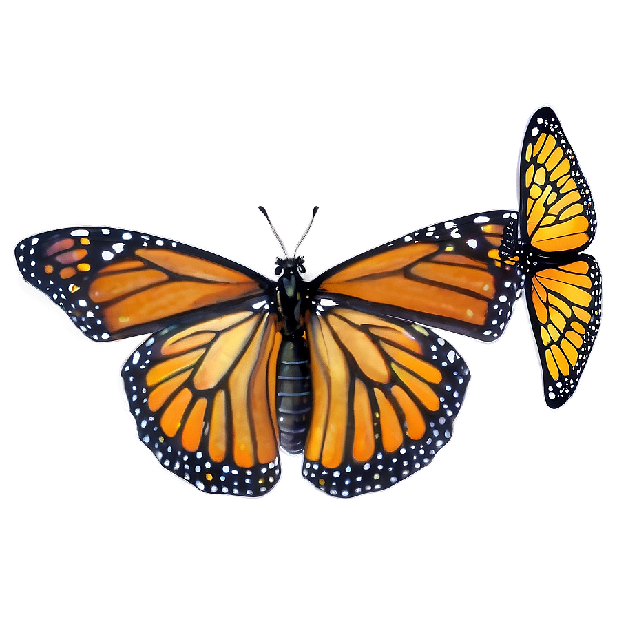 Monarch Butterflies D PNG Image