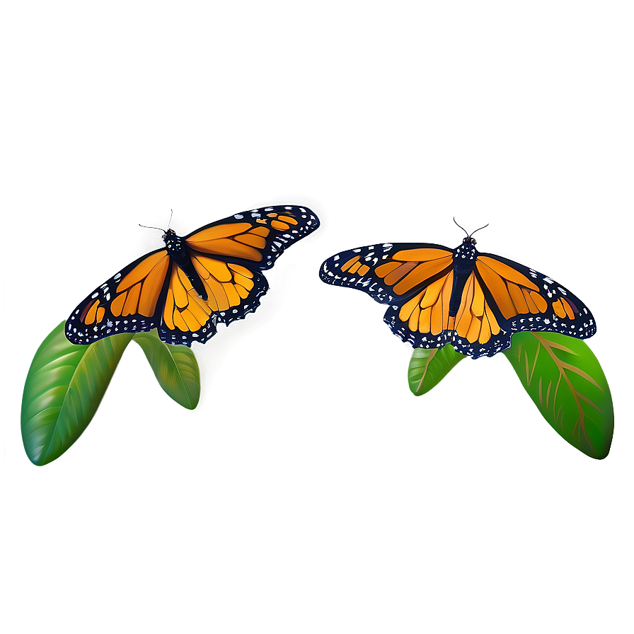 Monarch Butterflies Png 06252024 PNG Image