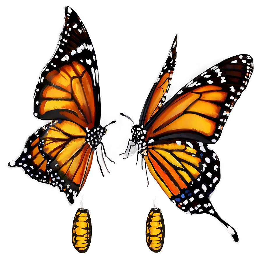 Monarch Butterfly Illustration Png 56 PNG Image