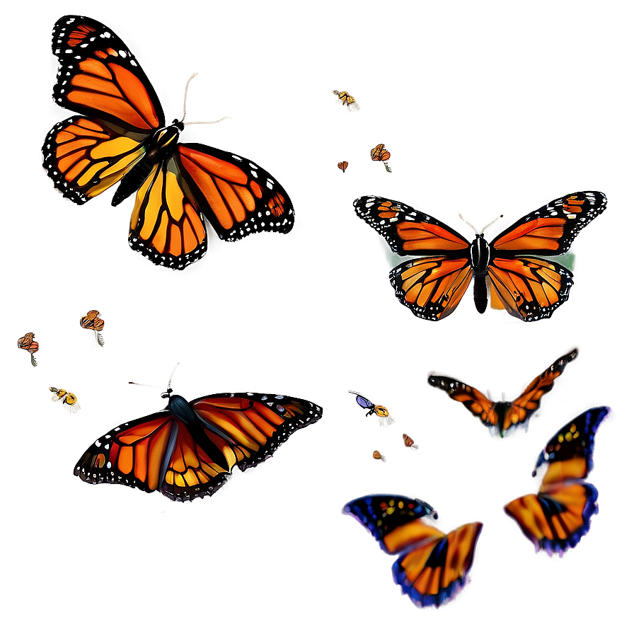 Monarch Butterfly Overlay Png 05252024 PNG Image