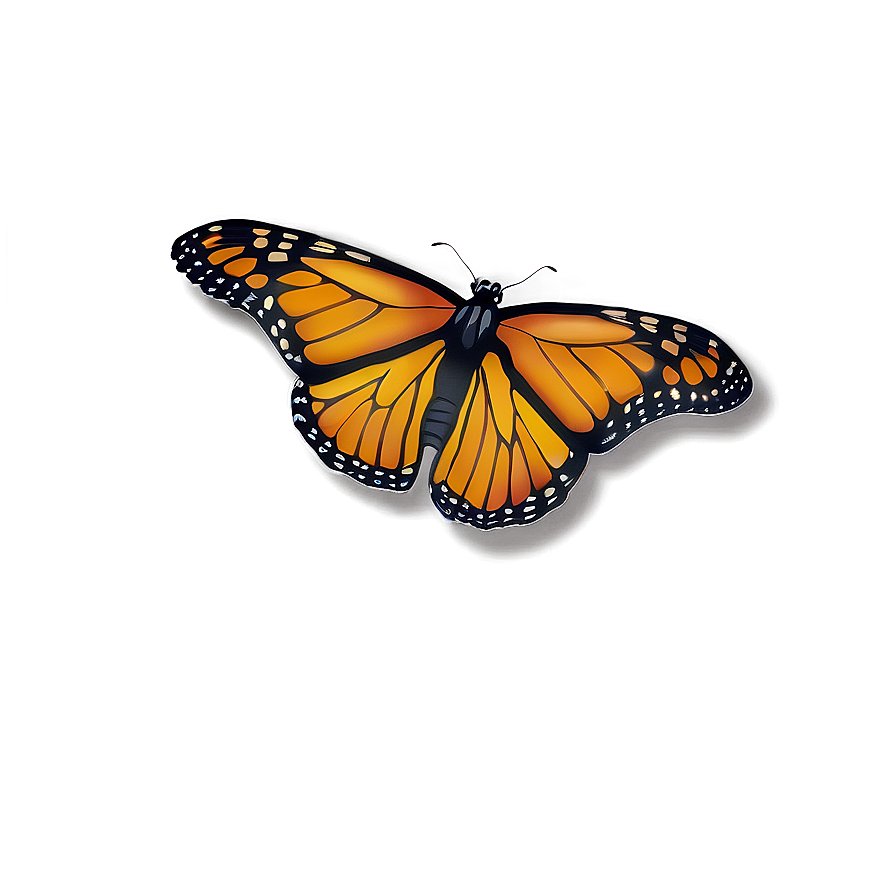 Monarch Butterfly Pattern Png Ctq26 PNG Image