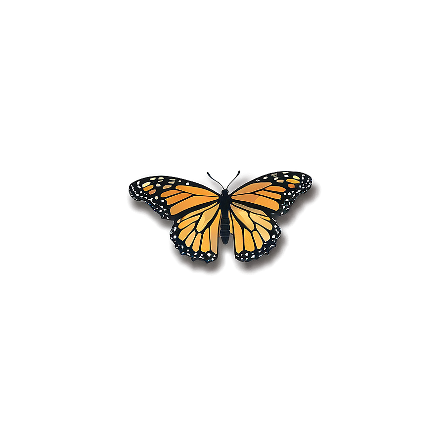 Monarch Butterfly Pattern Png Ctx PNG Image