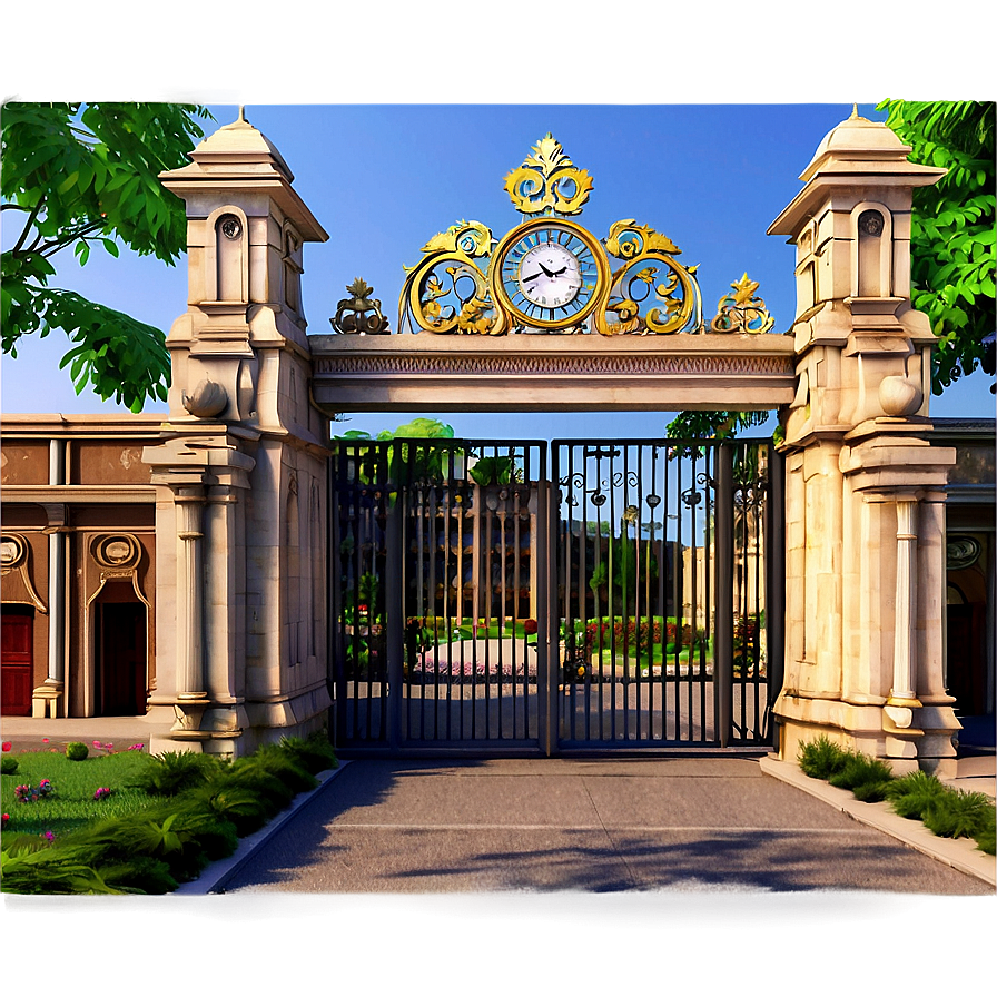 Monarchial Palace Gates Png Xdj PNG Image