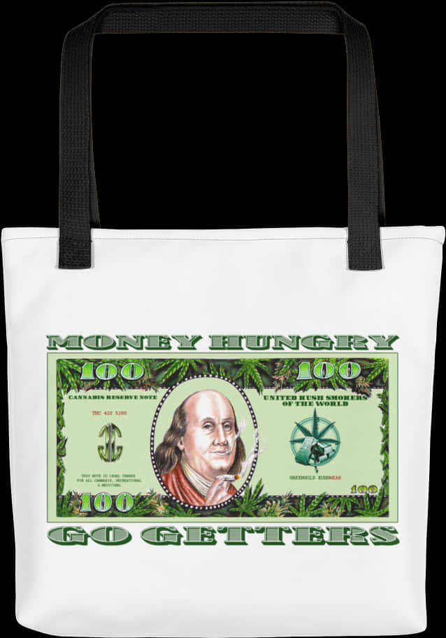 Money Hungry Go Getters Tote Bag PNG Image