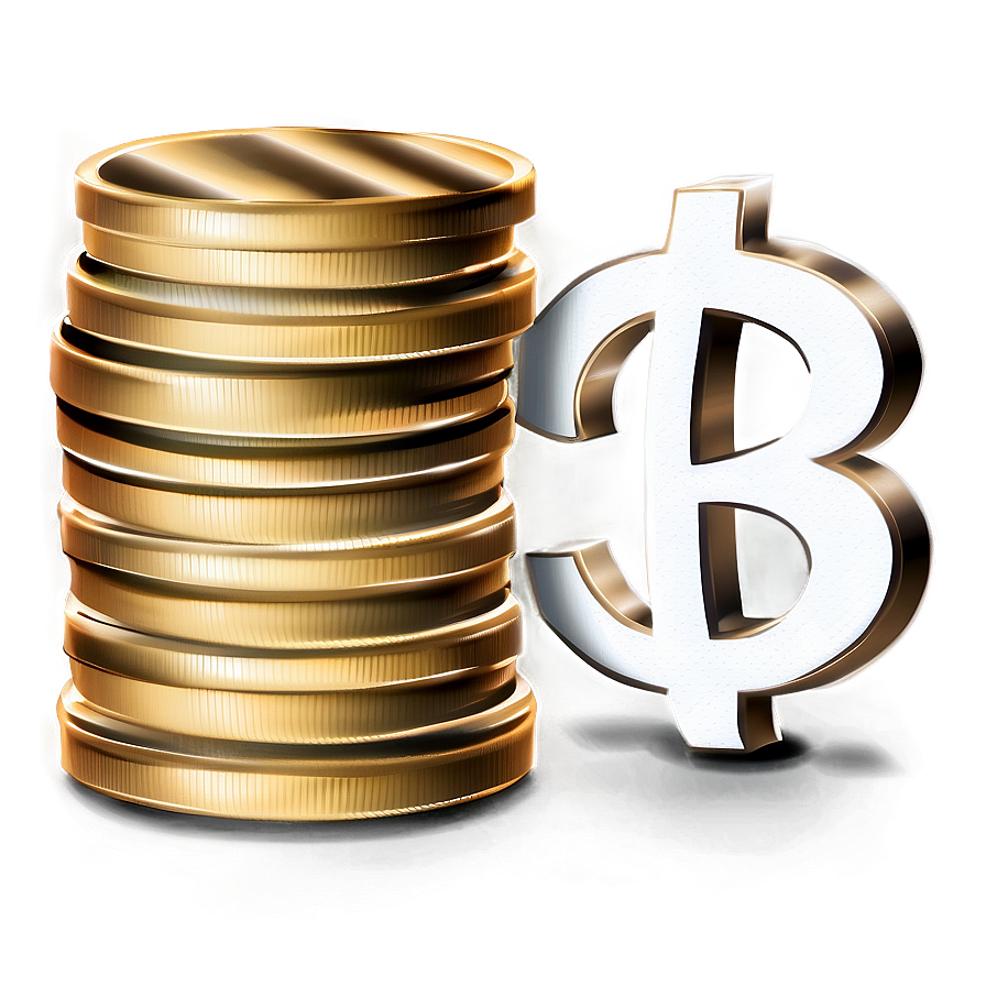 Money Sign And Coins Png Joa PNG Image