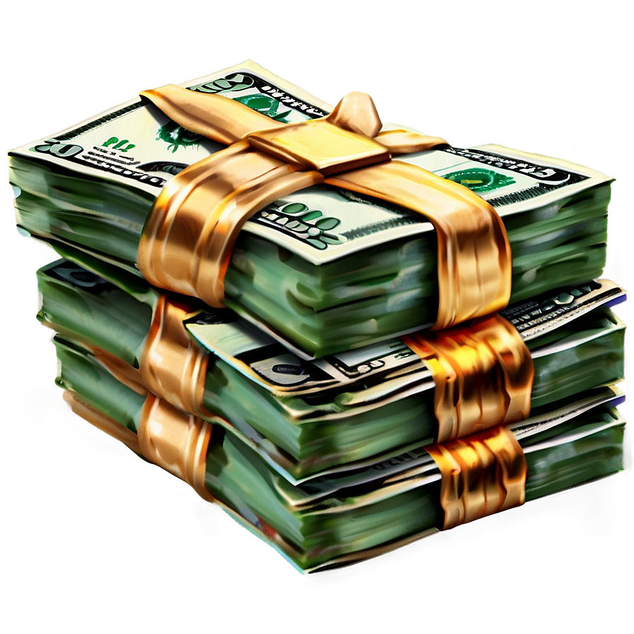 Money Stacks Png 06132024 PNG Image