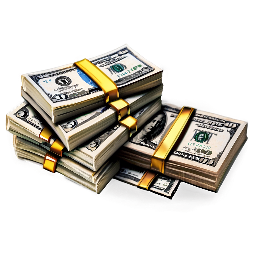 Money Stacks Png Rmj6 PNG Image