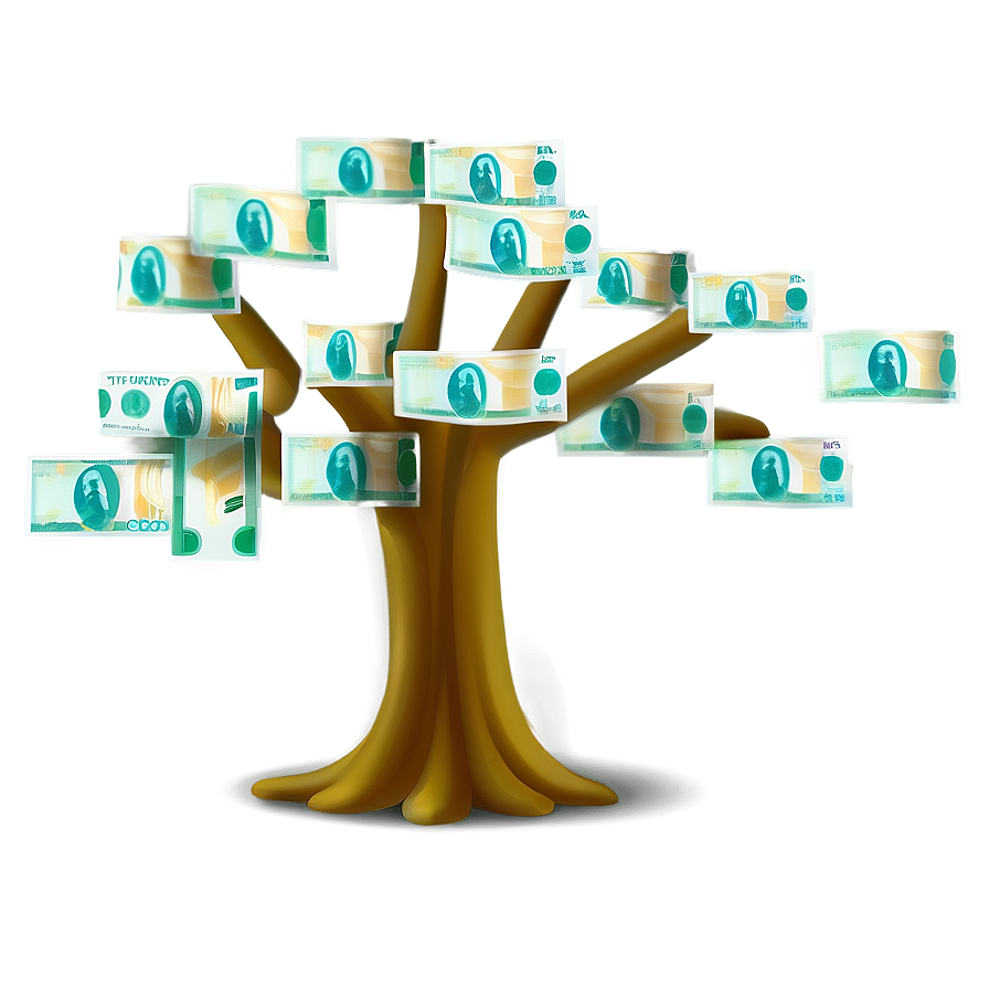 Money Tree Illustration Png Kkk64 PNG Image