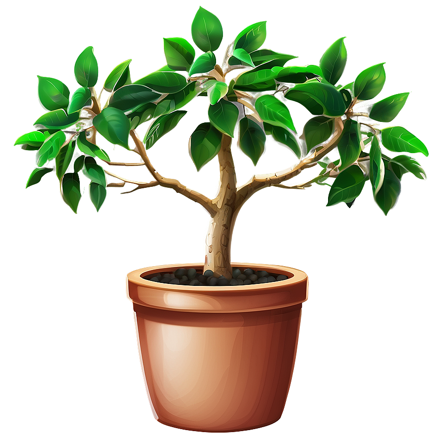 Money Tree In Pot Png Jtq30 PNG Image