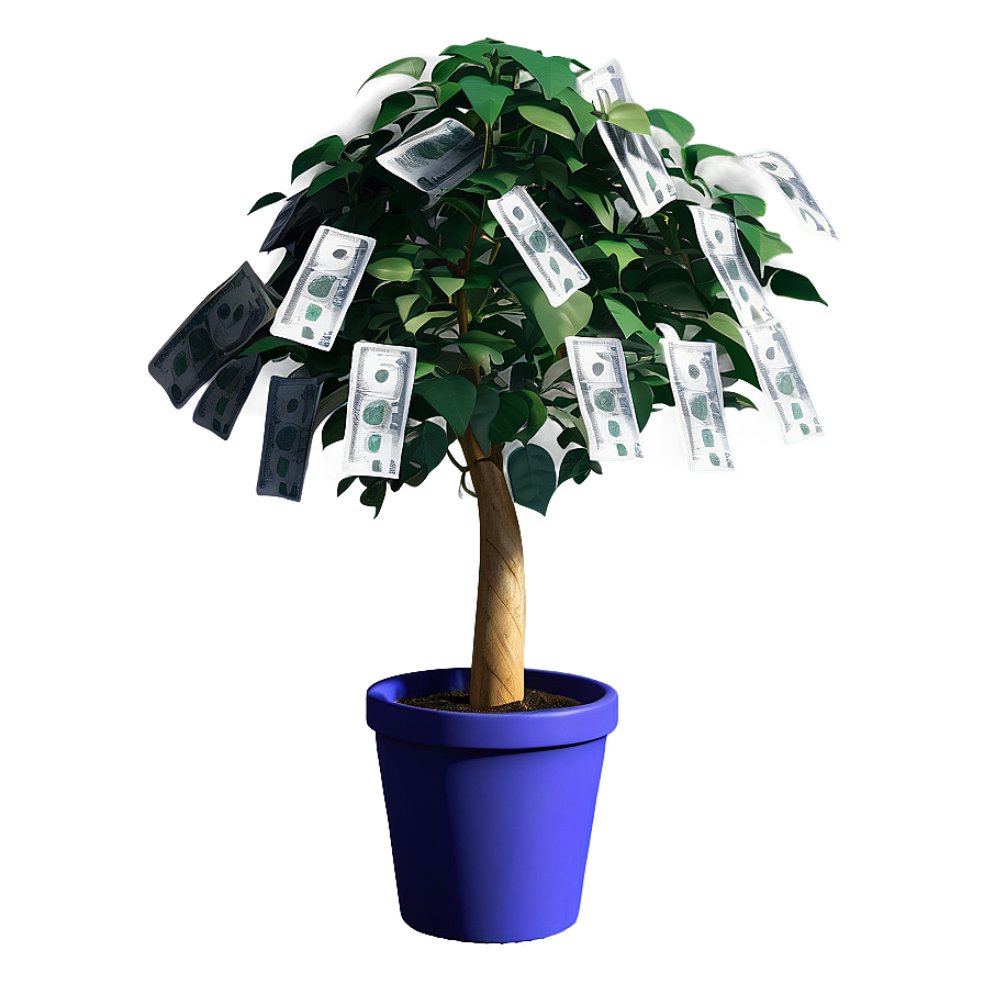 Money Tree In Wind Png Vhm57 PNG Image