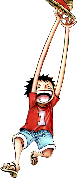 Monkey D Luffy Celebration PNG Image