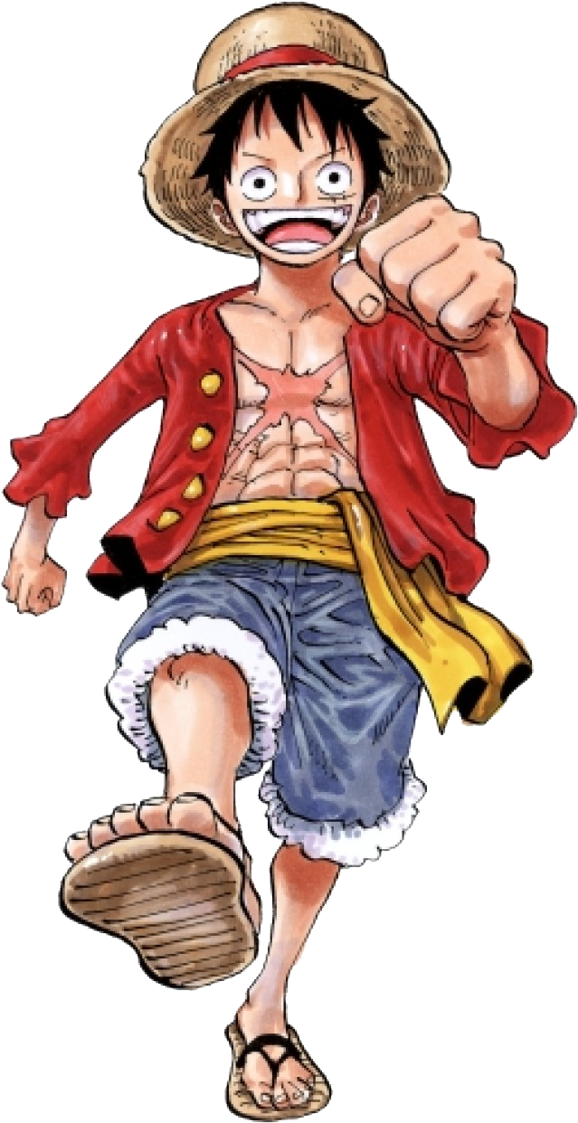 Monkey D Luffy One Piece Anime Character PNG Image