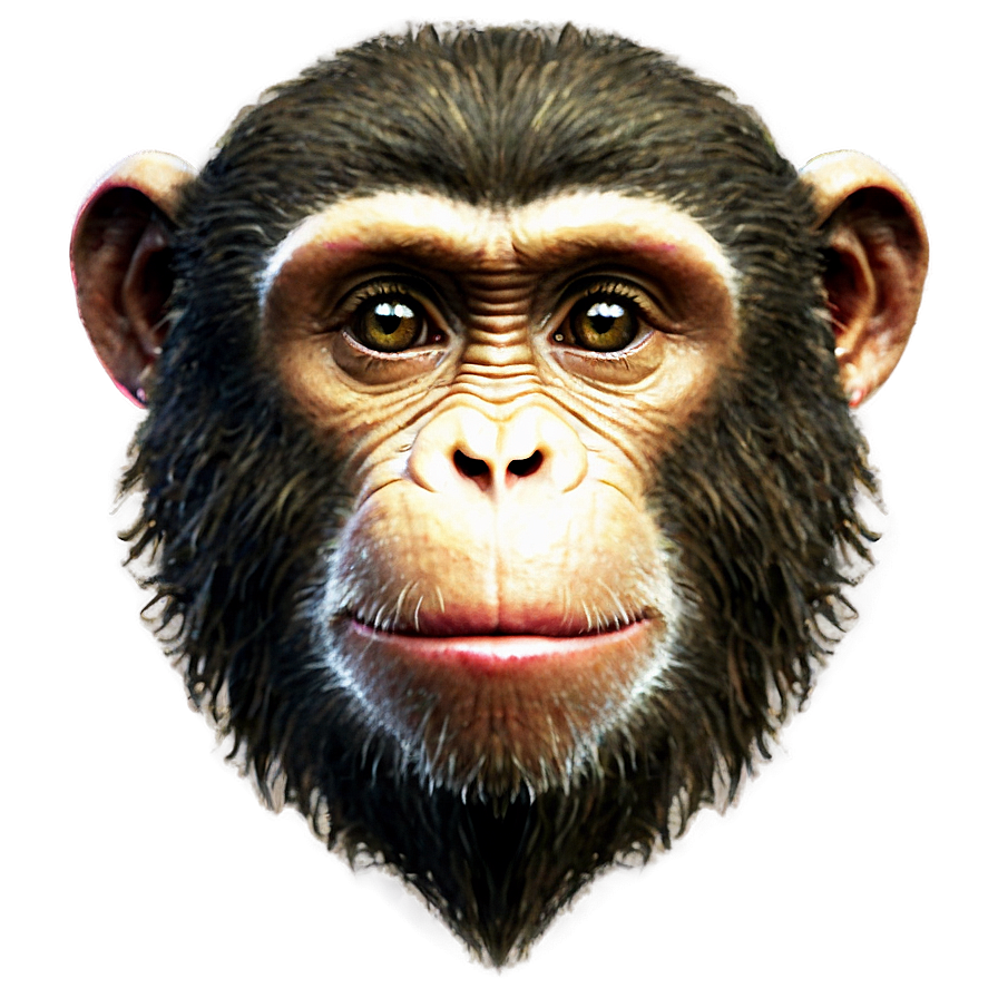 Monkey Face A PNG Image