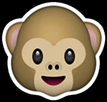 Monkey Face Emoji PNG Image