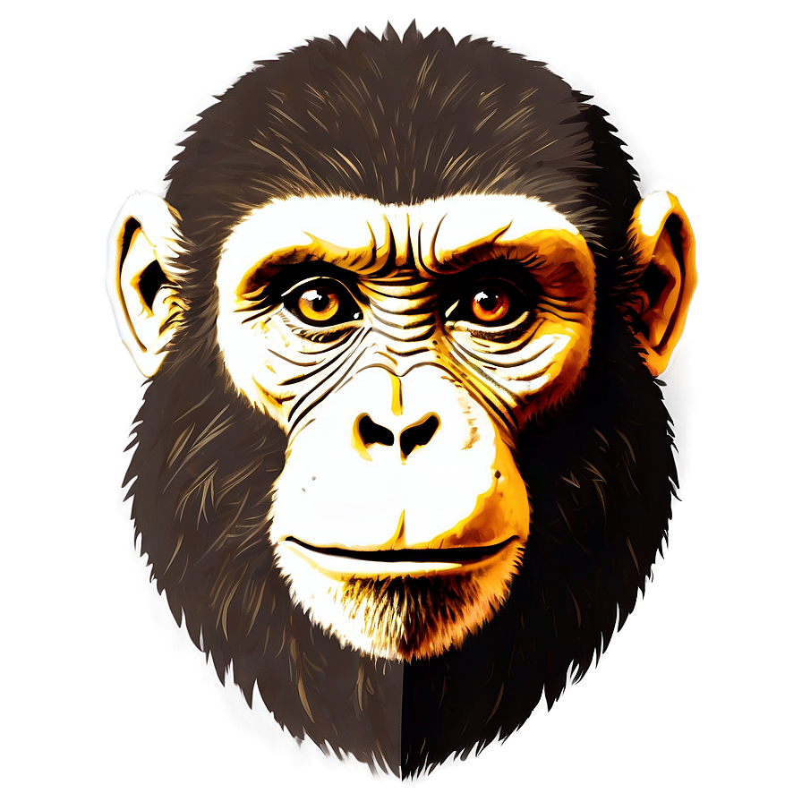 Monkey Face Silhouette Png 99 PNG Image