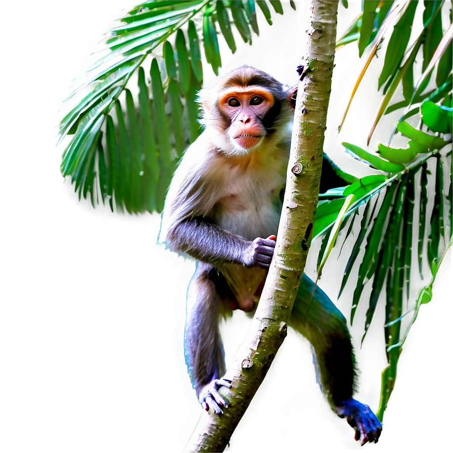 Monkey In Jungle Png Vrt PNG Image