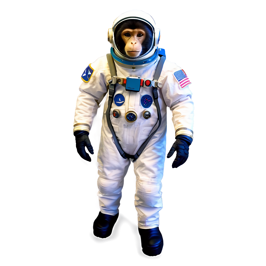 Monkey In Space Suit Png 05042024 PNG Image