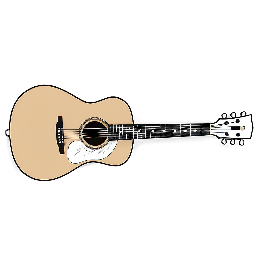 Mono Guitar Illustration Png 33 PNG Image