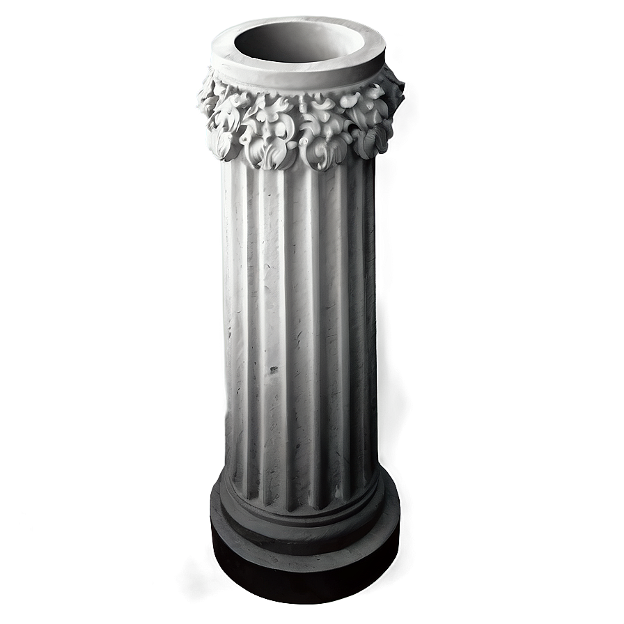 Monochrome Pillar Png 05242024 PNG Image