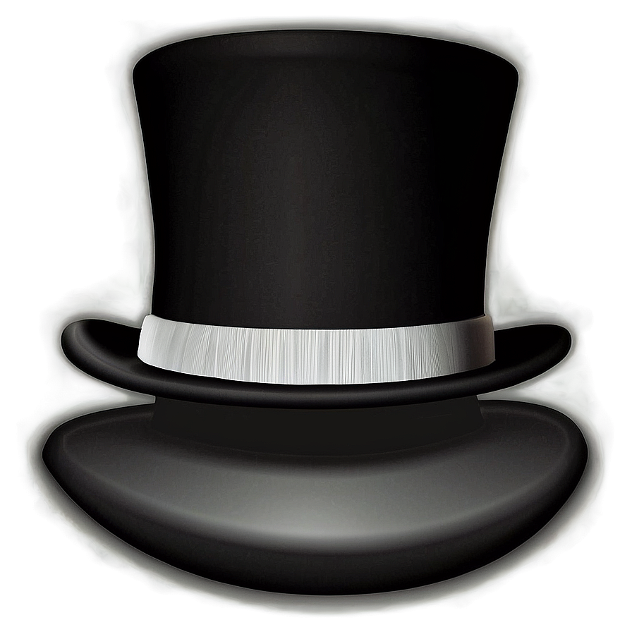 Monochrome Top Hat Graphic Png 50 PNG Image