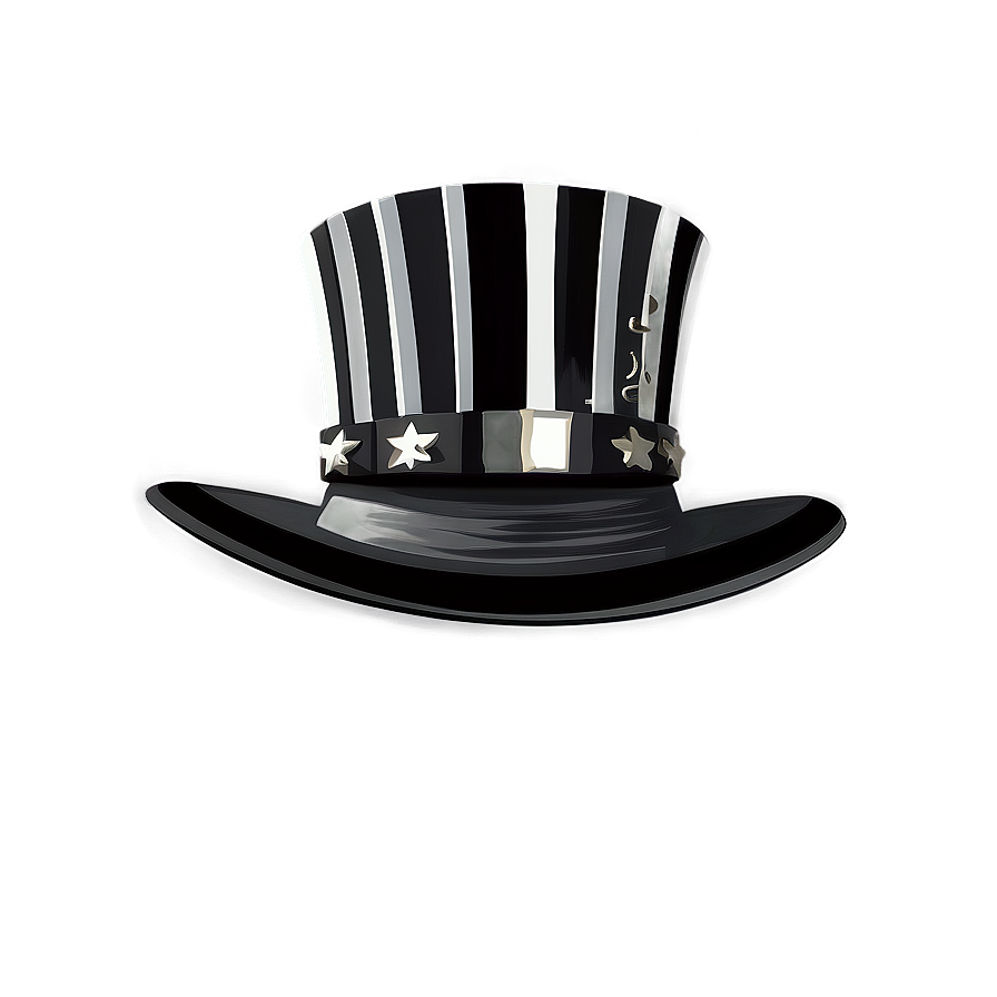 Monochrome Top Hat Graphic Png Jyc47 PNG Image