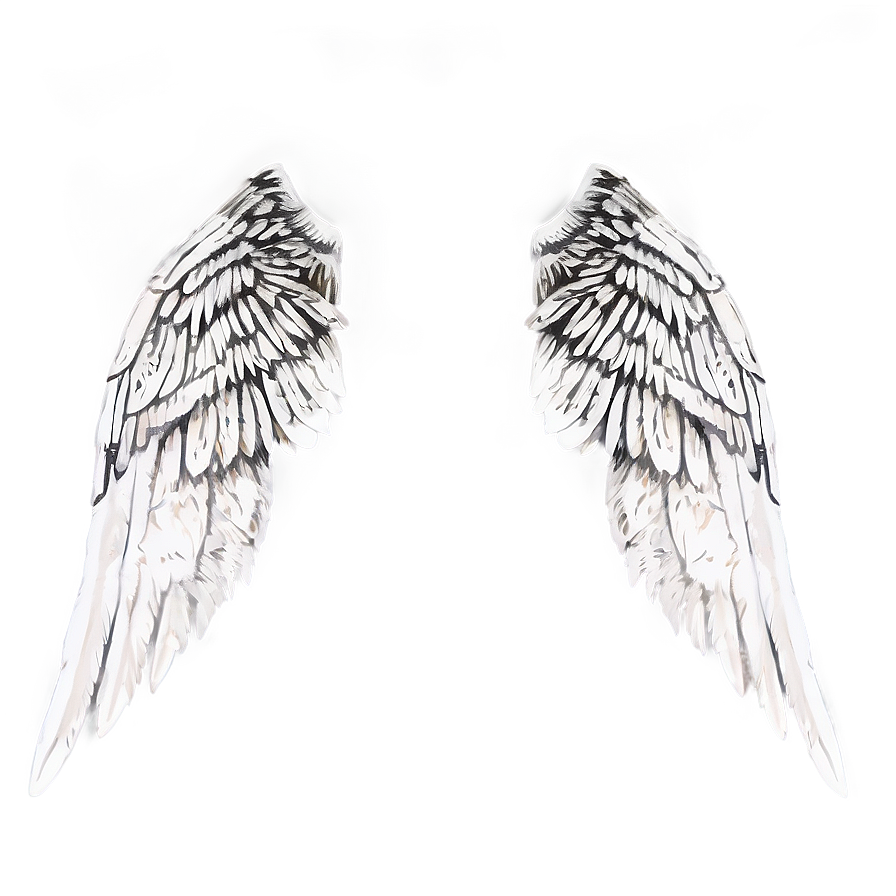 Monochrome Wings Png Cog PNG Image