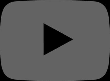 Monochrome_ You Tube_ Logo PNG Image