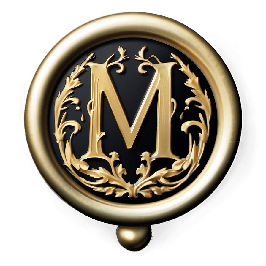 Monogram Wax Seal Png 06132024 PNG Image