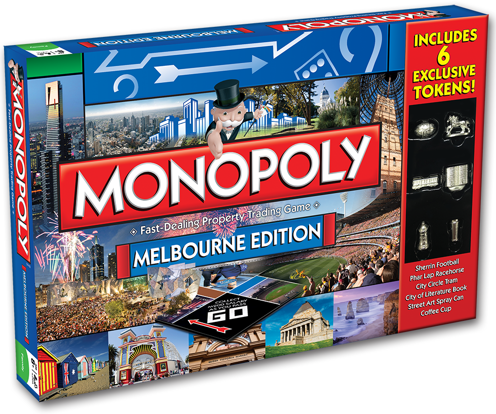 Monopoly Melbourne Edition Board Game PNG Image