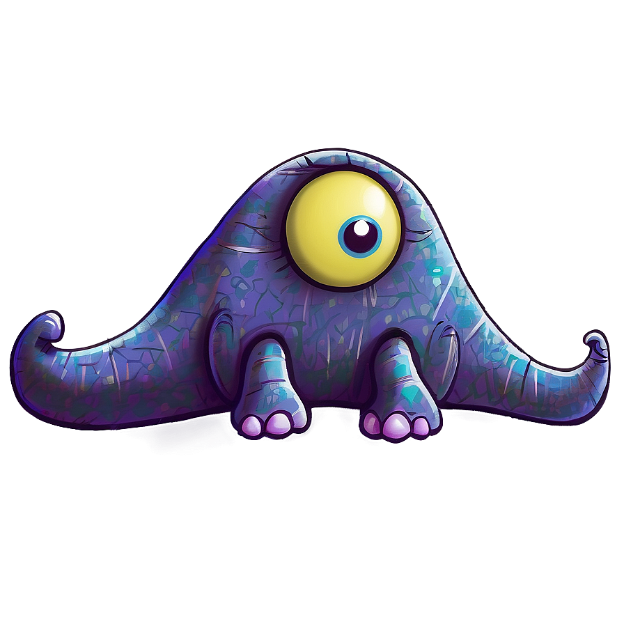 Monster Doodle Png Iem PNG Image