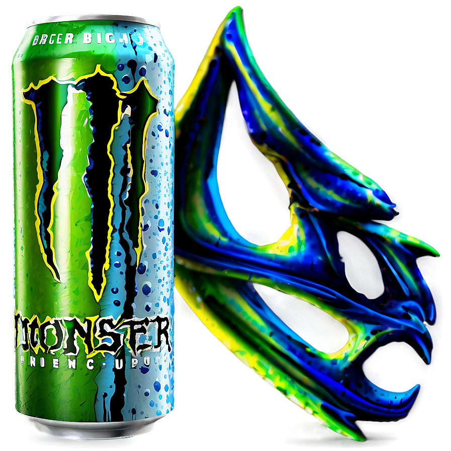 Monster Energy Drink Abstract Art Png 06202024 PNG Image