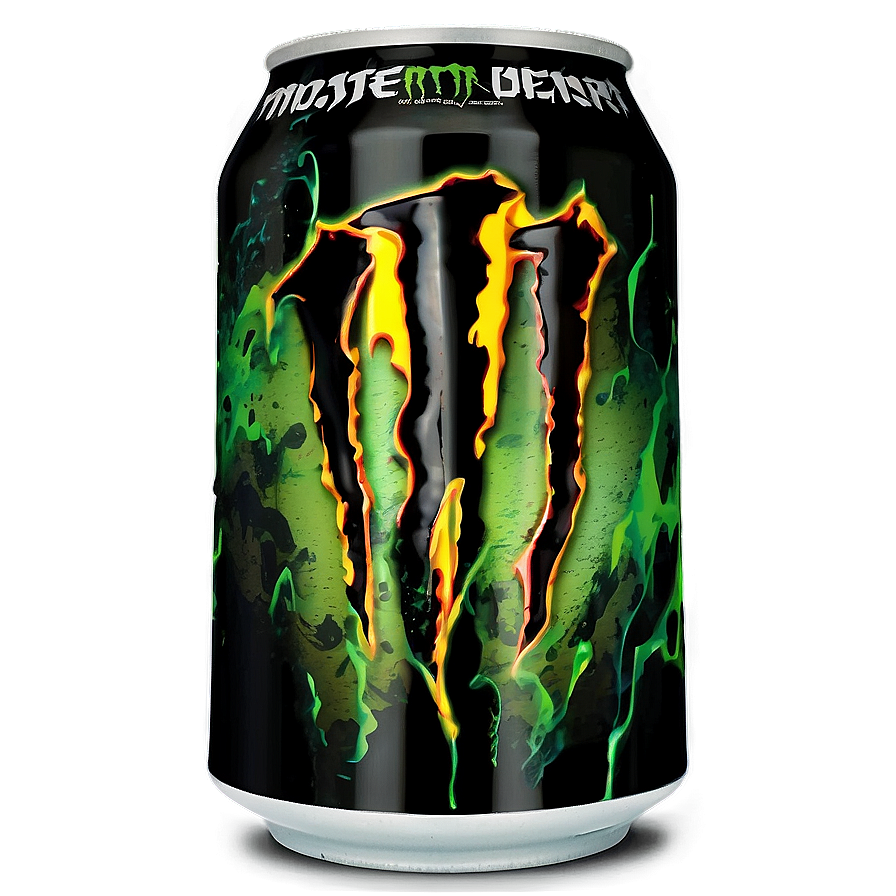 Monster Energy Drink Fiery Theme Png Gaq PNG Image