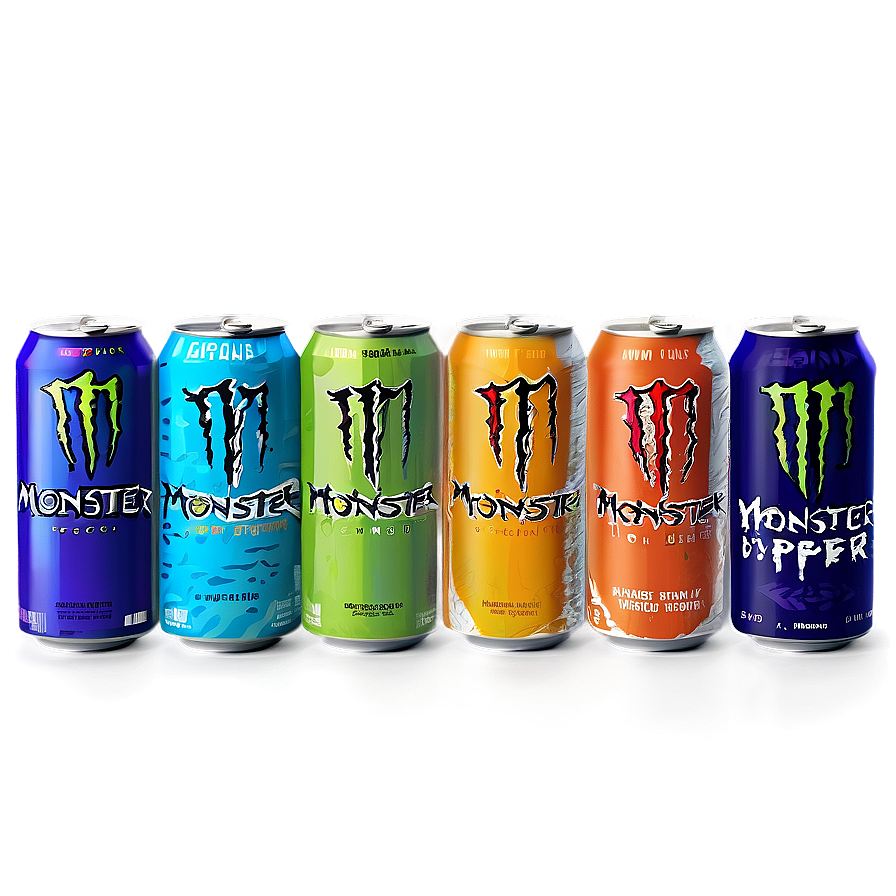 Monster Energy Drink Flavors Assortment Png 49 PNG Image