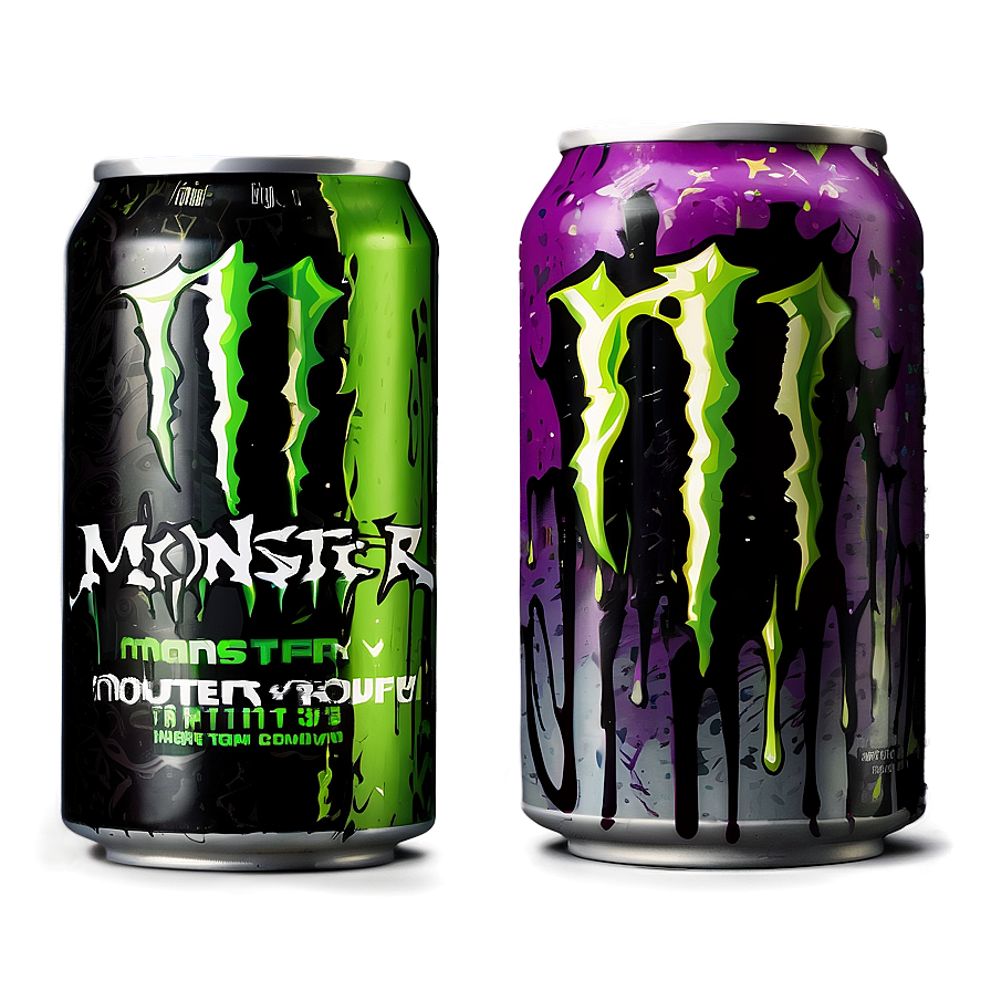 Monster Energy Drink Graffiti Style Png 34 PNG Image